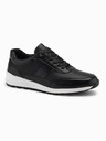 Ombre Clothing Scarpe da ginnastica di tela da uomo nero Ombre Clothing