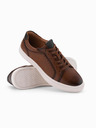 Ombre Clothing Scarpe da ginnastica di tela da uomo marrone Ombre Clothing