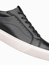 Ombre Clothing Scarpe da ginnastica di tela da uomo nero Ombre Clothing