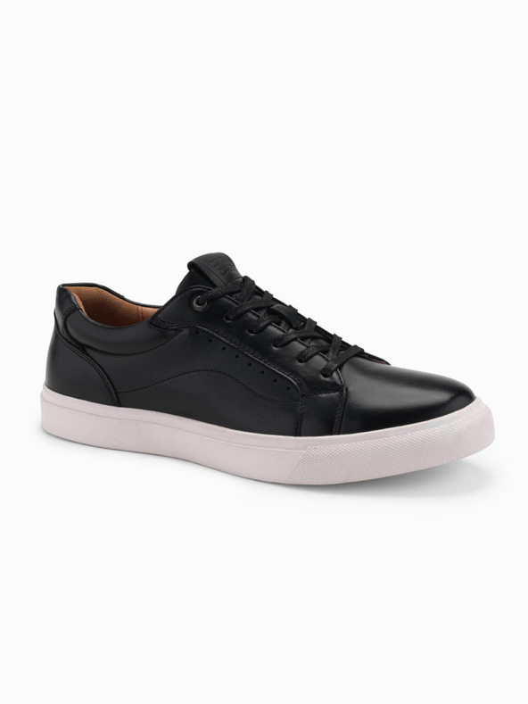 Ombre Clothing Scarpe da ginnastica di tela da uomo nero Ombre Clothing