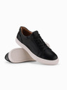 Ombre Clothing Scarpe da ginnastica di tela da uomo nero Ombre Clothing