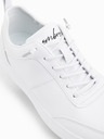 Ombre Clothing Scarpe casual da uomo unisex in eco nubuck bianco Ombre Clothing