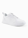 Ombre Clothing Scarpe casual da uomo unisex in eco nubuck bianco Ombre Clothing