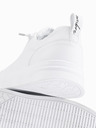 Ombre Clothing Scarpe casual da uomo unisex in eco nubuck bianco Ombre Clothing
