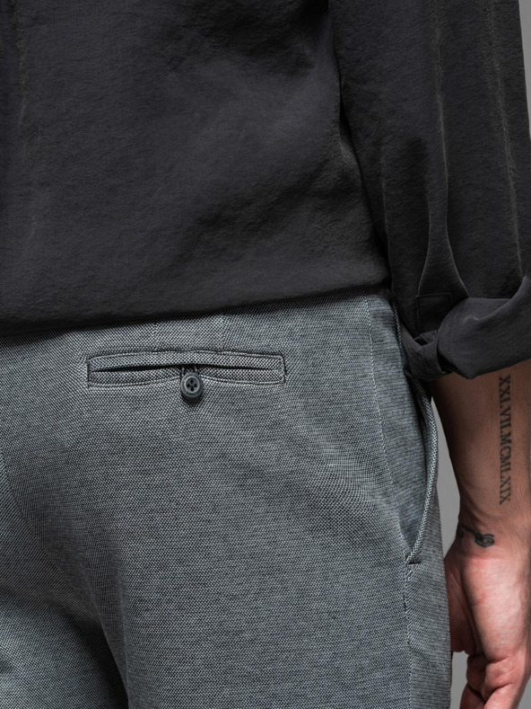 Ombre Clothing Pantaloncini da ginnastica da uomo in cotone BASIC grigio Ombre Clothing