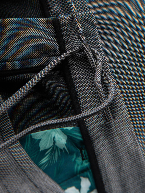 Ombre Clothing Pantaloncini da ginnastica da uomo in cotone BASIC grigio Ombre Clothing