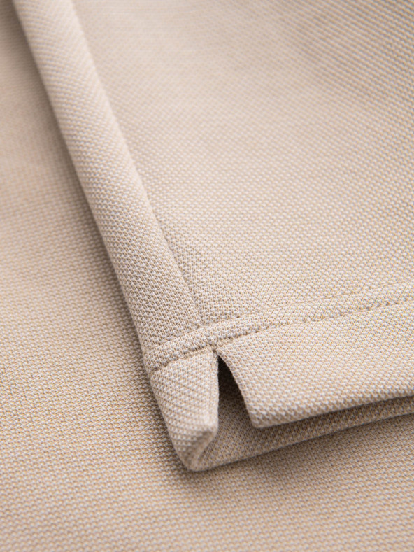 Ombre Clothing Pantaloncini da ginnastica da uomo in cotone BASIC beige Ombre Clothing