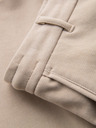Ombre Clothing Pantaloncini da ginnastica da uomo in cotone BASIC beige Ombre Clothing