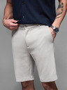 Ombre Clothing Pantaloncini da ginnastica da uomo in cotone BASIC grigio Ombre Clothing