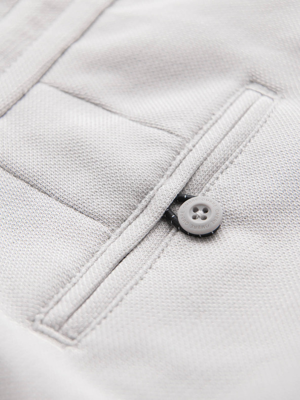 Ombre Clothing Pantaloncini da ginnastica da uomo in cotone BASIC grigio Ombre Clothing