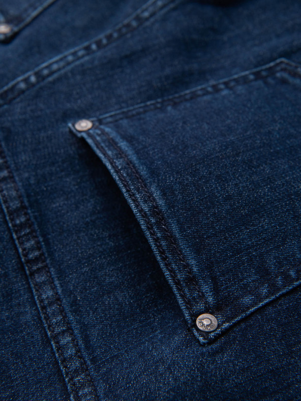 Ombre Clothing Jeans classici lavati da uomo REGULAR FIT Blu Ombre Abbigliamento