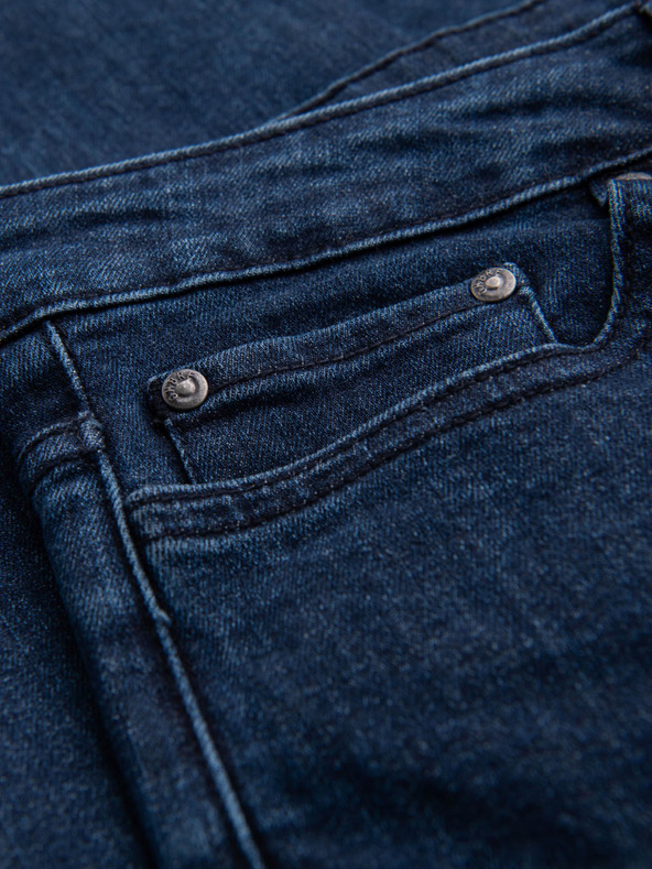 Ombre Clothing Jeans classici lavati da uomo REGULAR FIT Blu Ombre Abbigliamento