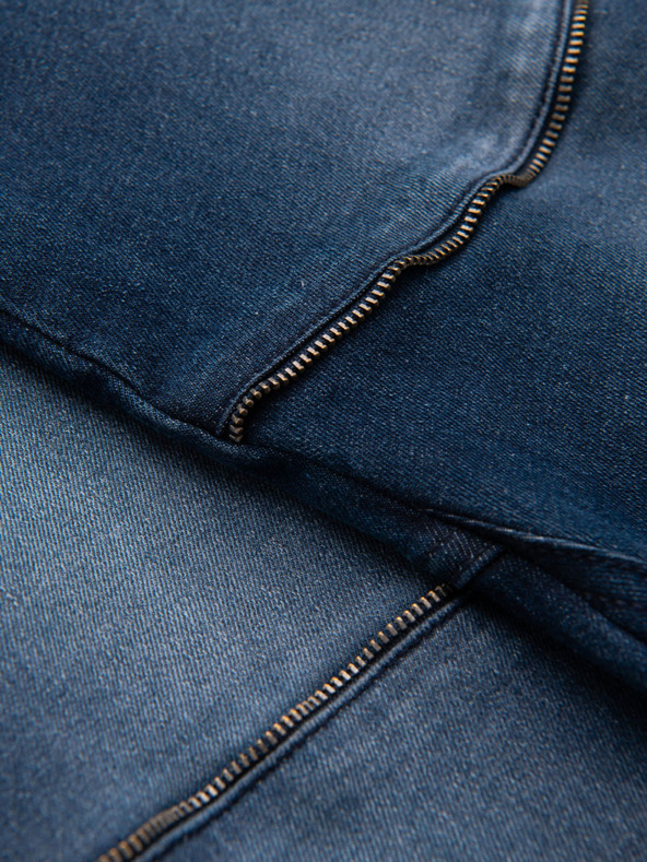 Ombre Clothing Pantaloni JOGGERY da uomo con tasche cargo con zip blu Ombre Clothing