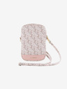 Guess Guess PU G Cube Borsa telefonica con cerniera rosa