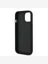Guess Guess PU Grained 4G Metal Logo Back Cover per iPhone 14 Nero