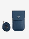 Guess Guess PU Grana Logo Triangolo Borsa telefonica Blu
