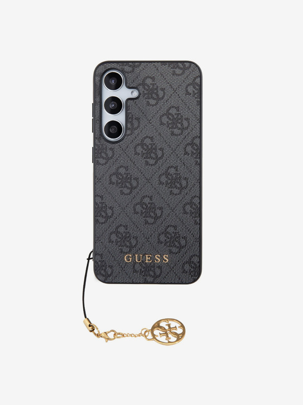 Guess Custodia Guess 4G Charm per Samsung Galaxy S24 Grigio