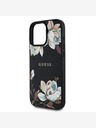 Guess Cover posteriore MagSafe Guess PU Grained Magnolia per iPhone 16 Pro Max nero