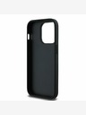 Guess Guess PU Grained 4G Metal Logo Back Cover per iPhone 13 Pro Nero
