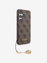 Guess Custodia posteriore Guess 4G Charm per Samsung Galaxy S24 Marrone