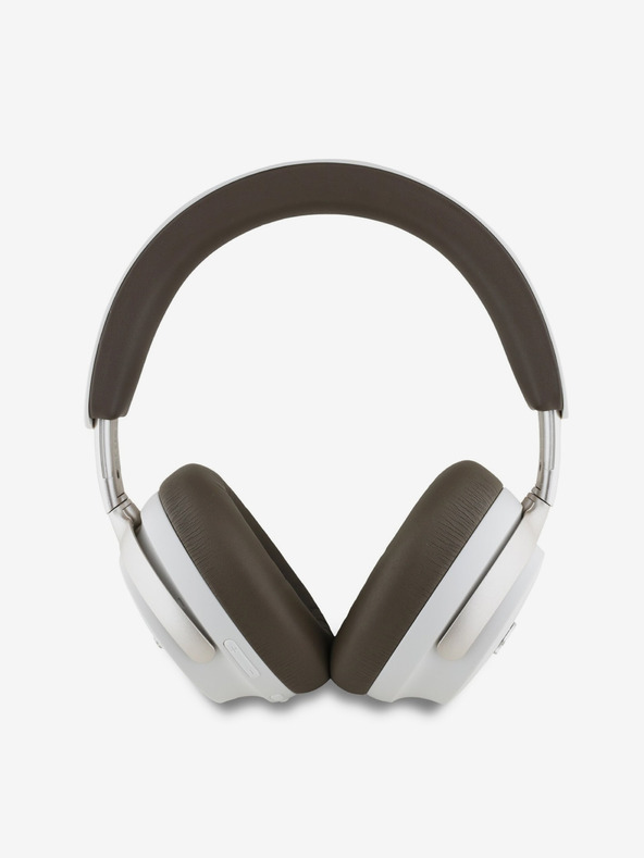 Guess Guess PU Pelle Script Logo Cuffie senza fili ANC/ENC Beige