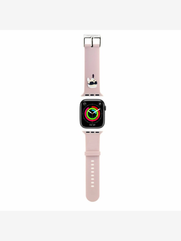 Karl Lagerfeld Karl Lagerfeld Karl Head NFT Cinturino per Apple Watch 38/40/41 Rosa