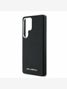 Karl Lagerfeld Karl Lagerfeld PU Saffiano Logo e cornice in metallo per Samsung Galaxy S25 Ultra Nero
