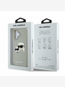 Karl Lagerfeld Karl Lagerfeld 3D Rubber Double Heads Back Cover per iPhone 16 Beige
