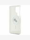 Karl Lagerfeld Karl Lagerfeld IML K&CH Heads MagSafe Back Cover per Samsung Galaxy S25 Ultra Trasparente