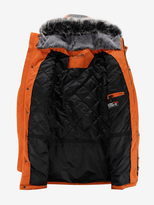 ALPINE PRO Giacca invernale Alpine Pro ICYB 7 arancione da uomo con cappuccio