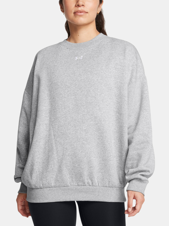 Under Armour Felpa Under Armour Rival Fleece OS Crew-GRY da donna