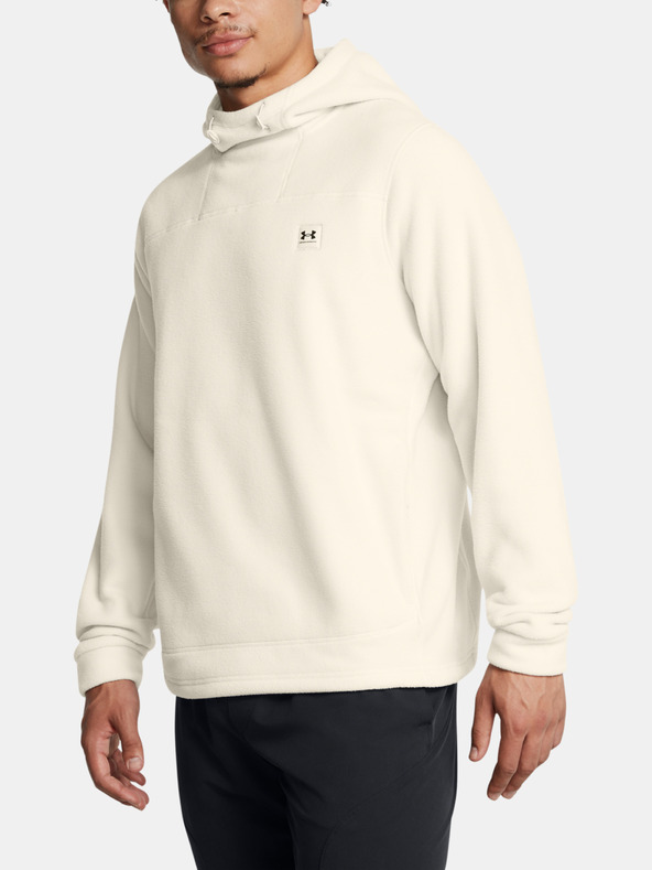 Under Armour Felpa con cappuccio Under Armour UA Expanse Hoodie-WHT Uomo