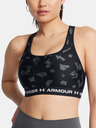 Under Armour Reggiseno Under Armour Crossback Mid Print Donna-BLK