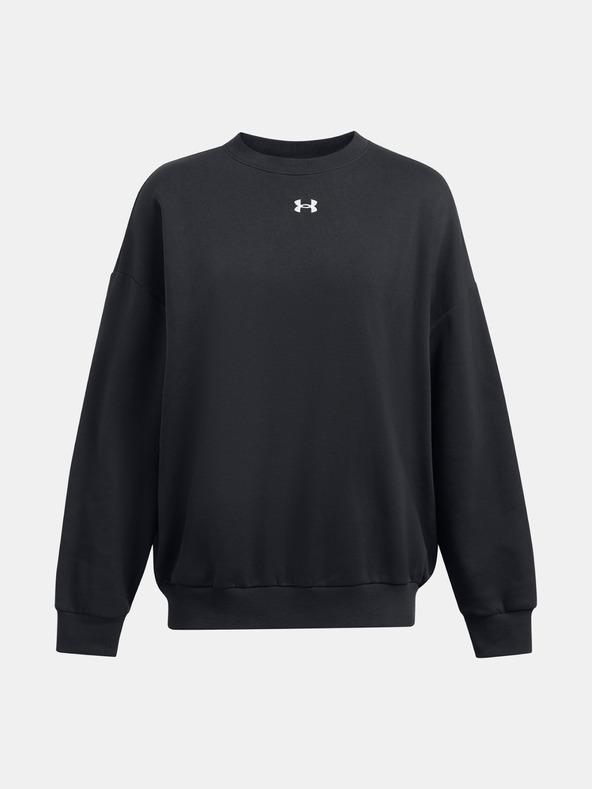 Under Armour Felpa Under Armour Rival Fleece OS Crew-BLK da donna