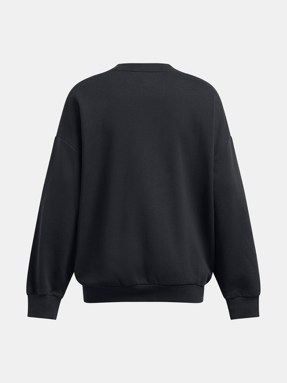 Under Armour Felpa Under Armour Rival Fleece OS Crew-BLK da donna
