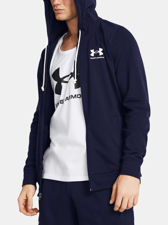 Under Armour Felpa con zip UA Rival Terry LC da uomo Under Armour