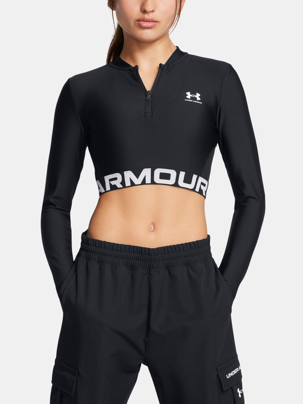 Under Armour Maglietta HeatGear Rib 1/4 Zip LS Under Armour Donna