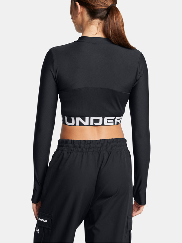 Under Armour Maglietta HeatGear Rib 1/4 Zip LS Under Armour Donna