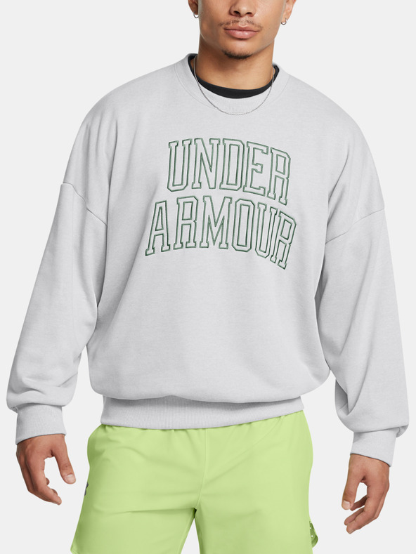 Under Armour Under Armour UA Icon HWT Terry OS Crew-GRY Uomo