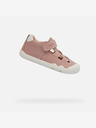 Geox Sneakers barefoot rosa antico per ragazze con collo aperto Geox Steppieu