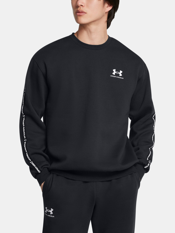 Under Armour Felpa Under Armour UA Icon Fleece Crew Taping Uomo