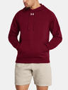 Under Armour Felpa con cappuccio Under Armour UA Rival Uomo - ROSSO