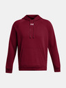 Under Armour Felpa con cappuccio Under Armour UA Rival Uomo - ROSSO