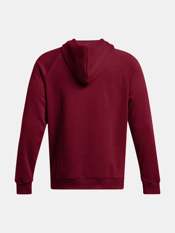 Under Armour Felpa con cappuccio Under Armour UA Rival Uomo - ROSSO