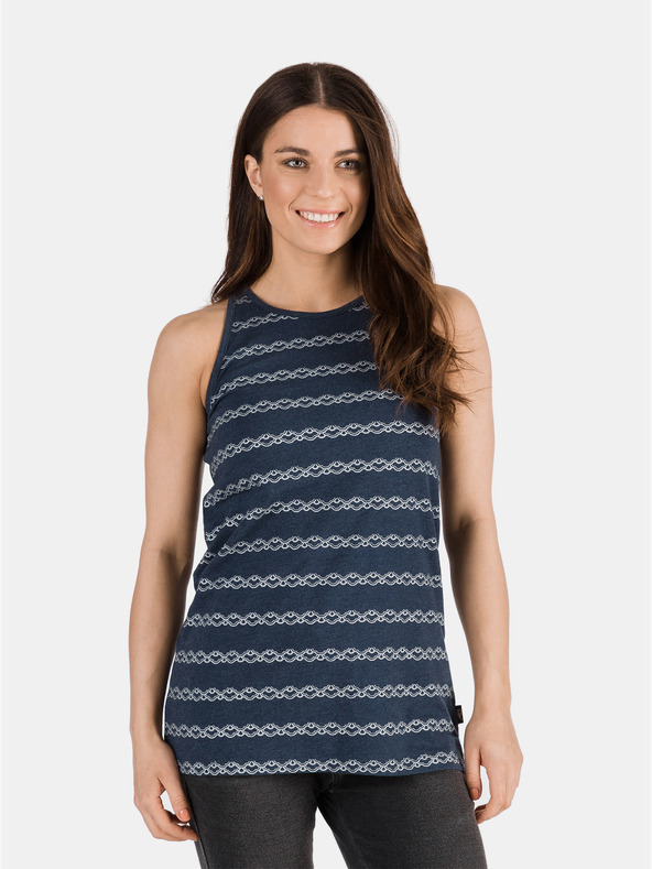 Sam 73 Canotta fantasia donna blu scuro SAM 73