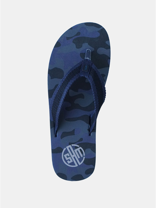 Sam 73 Infradito mimetici blu scuro da uomo SAM 73