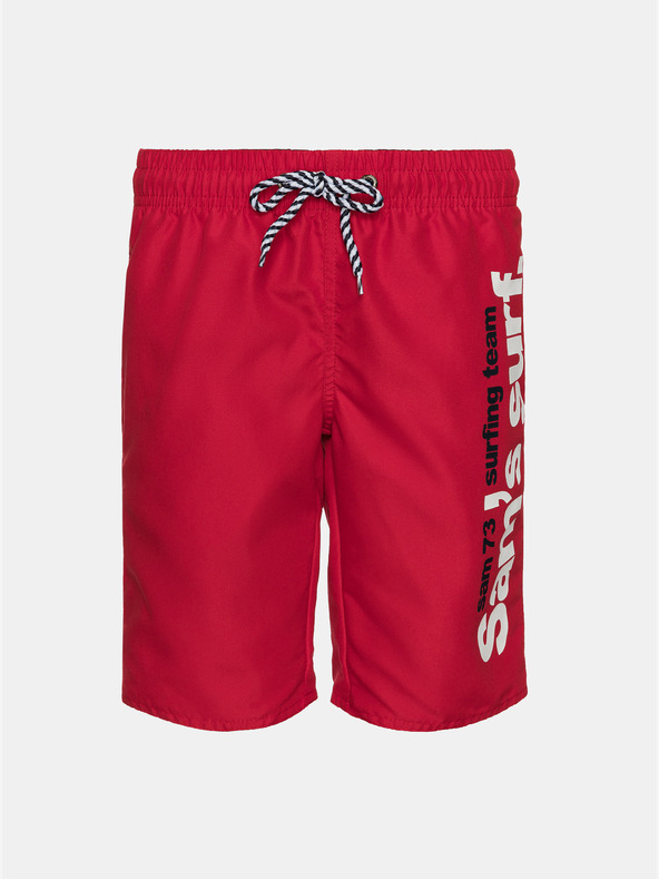 Sam 73 Costumi da bagno rossi da bambino stampati SAM 73