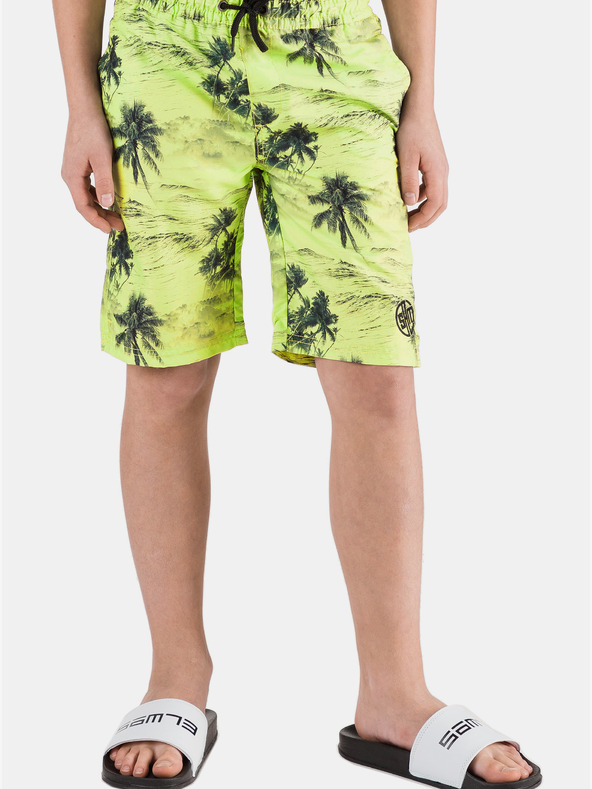 Sam 73 Costume da bagno a fantasia gialla e verde per ragazzi SAM 73