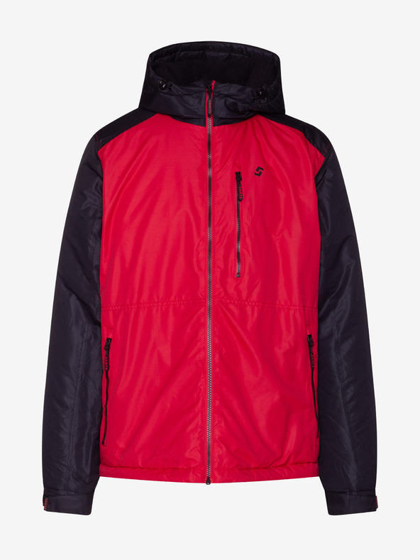 Sam 73 Giacca invernale da uomo nera e rossa Sam 73