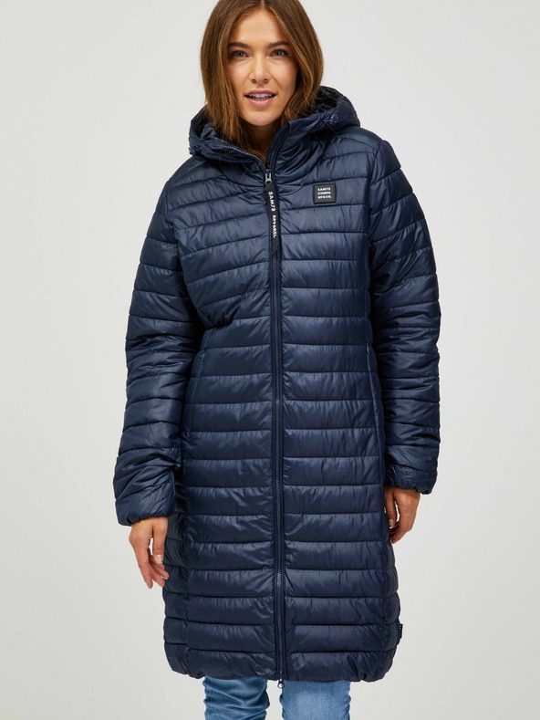 Sam 73 Cappotto trapuntato blu scuro da donna Sam 73